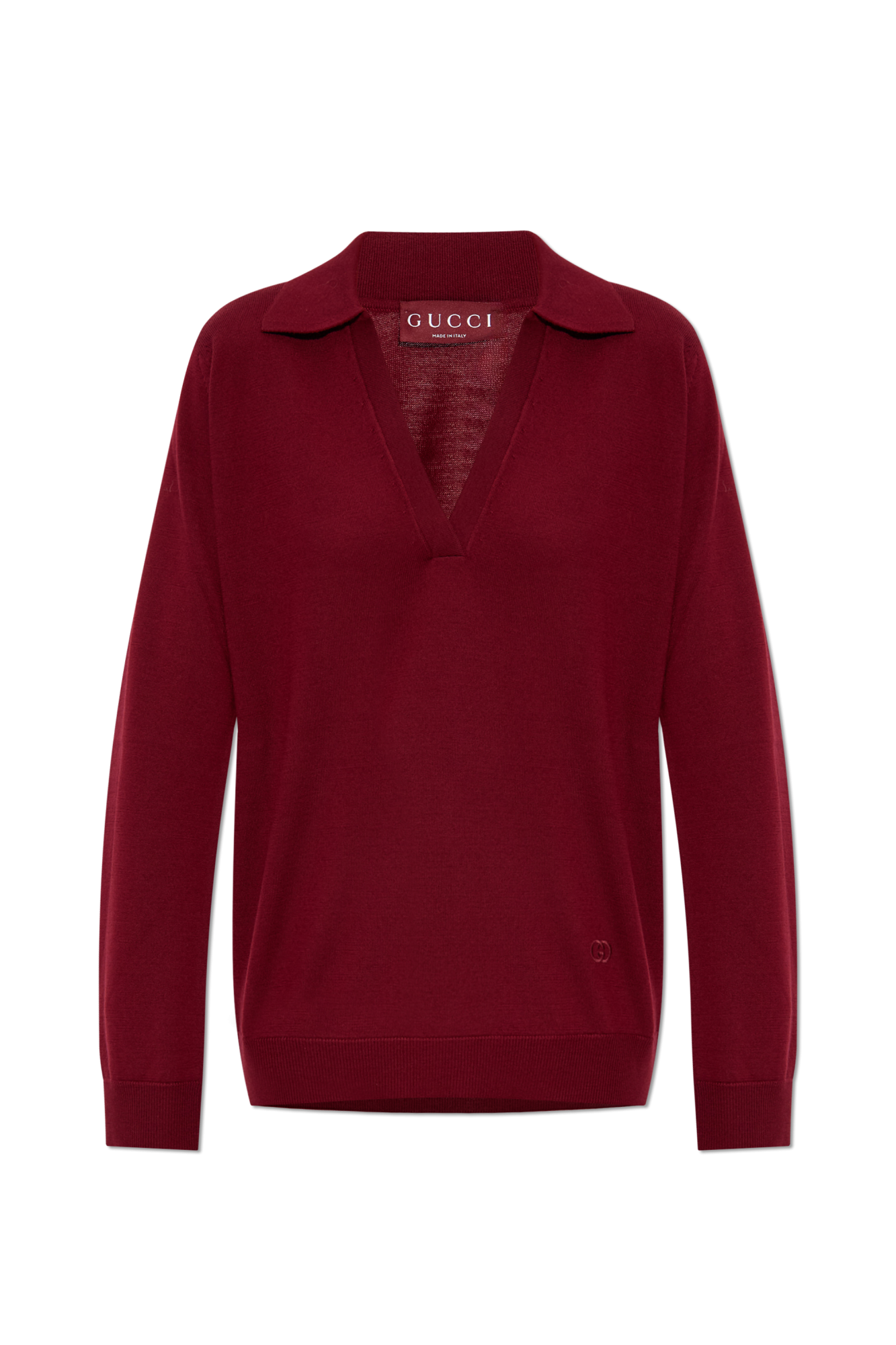【送料&関税込】Gucci Wool Sweater Gucci - GG jacquard wool sweater Orange - The Corner